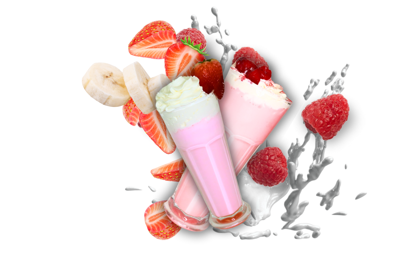 Milkshakes fruités