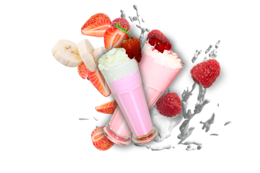 Milkshakes fruités